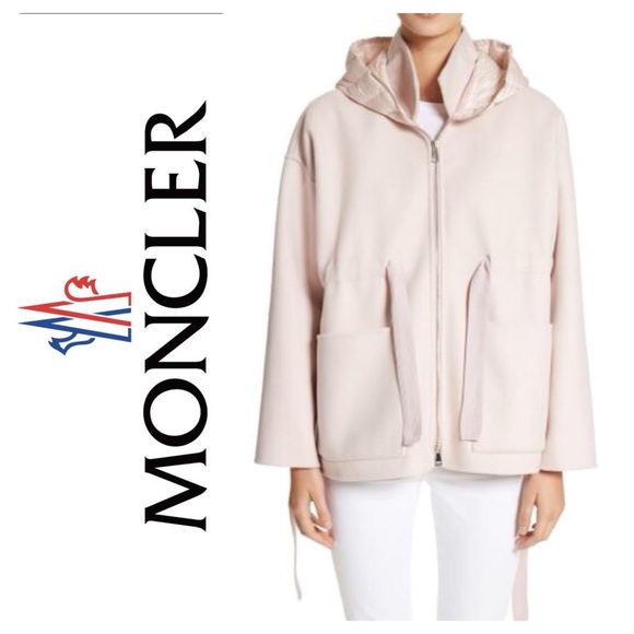 New Moncler Anglesite Hooded Jacket Pastel Pink S5 - Picture 2 of 8
